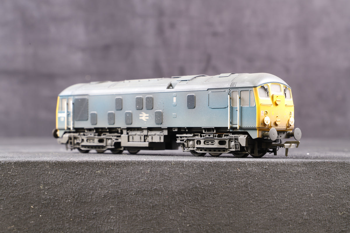 Bachmann OO 32-416SF Class 24/0 &#39;24035&#39; BR Blue DCC Sound, Pro Weathered