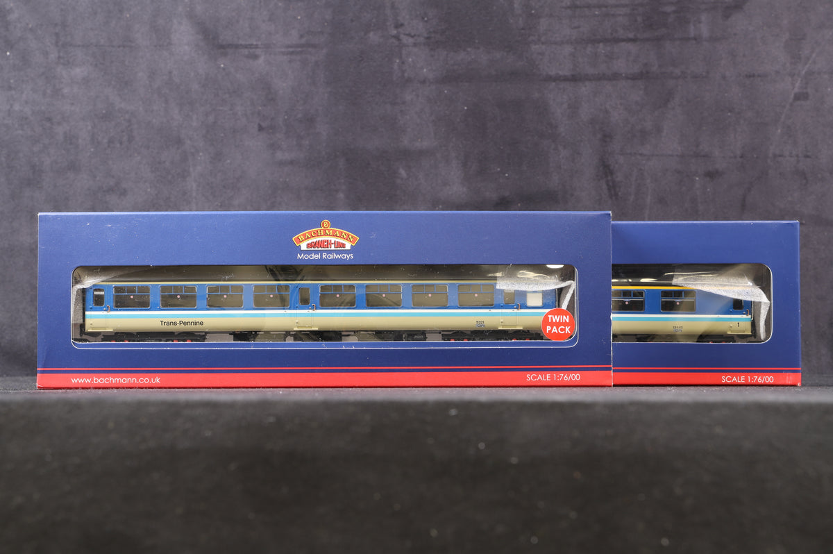 Bachmann OO 39-000N Trans Pennine Mk2a Coach Pack