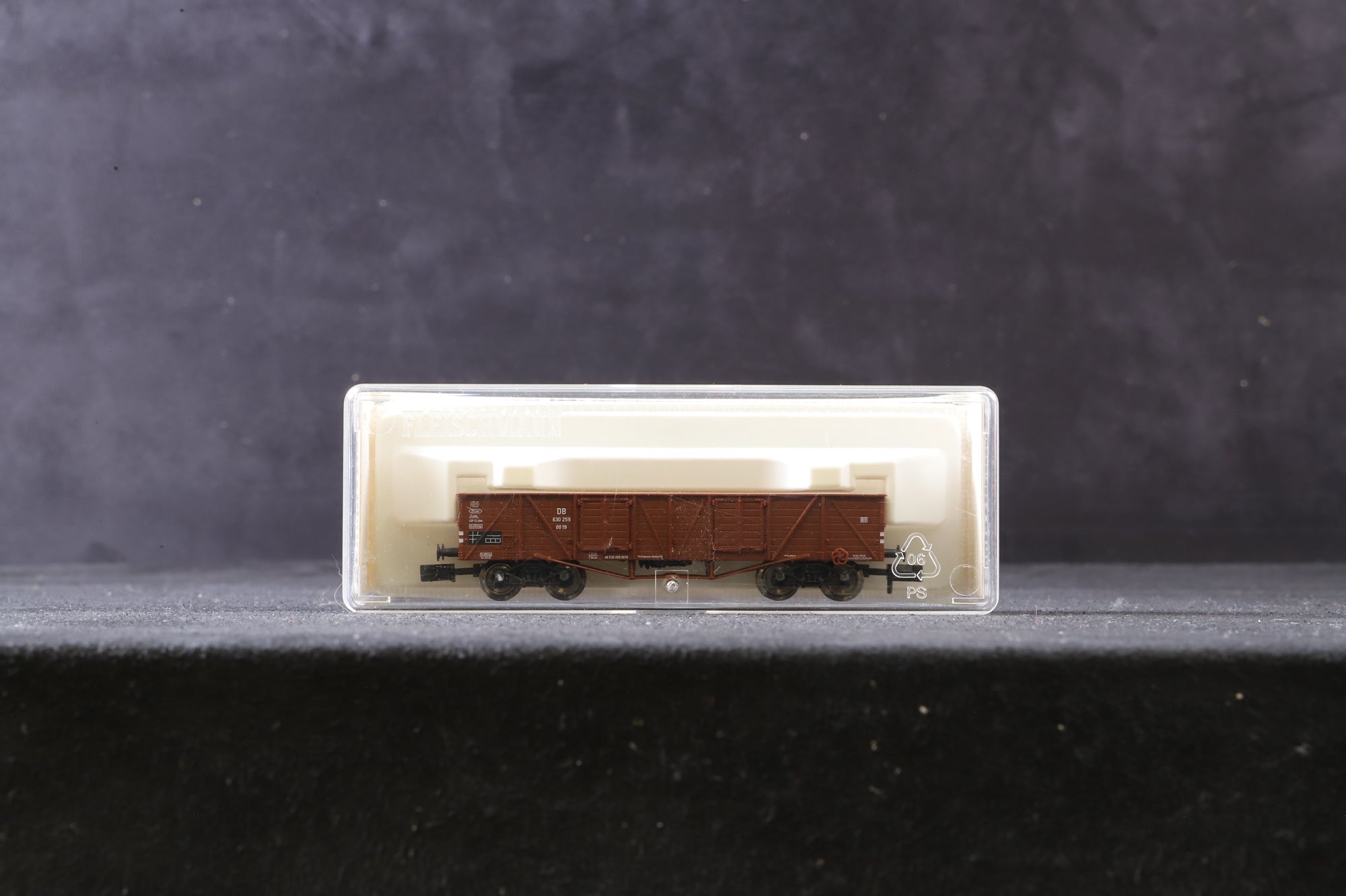 Fleischmann N 8263k Rake Of 7 Low Sided DB Wagons