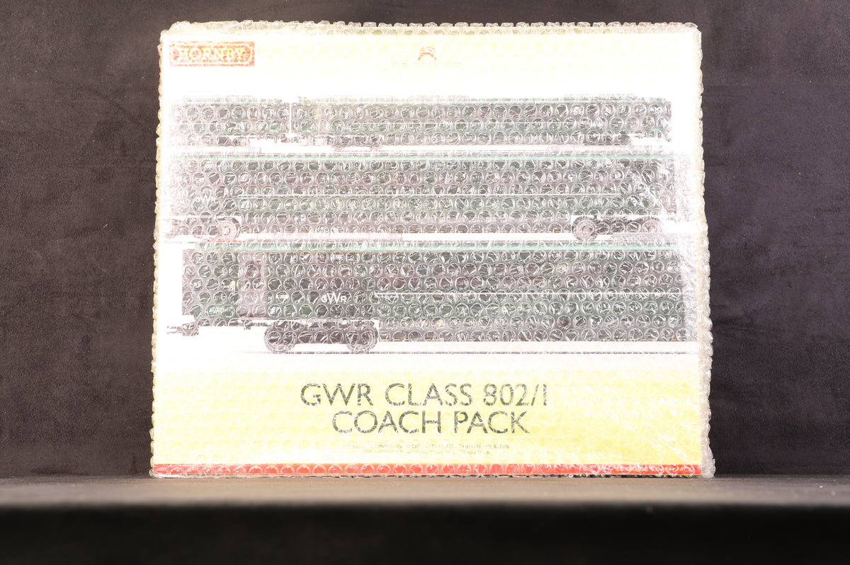 Hornby OO R3967 GWR Class 802/1 &amp; R40351 GWR Coach Pack - 9 vehicle set