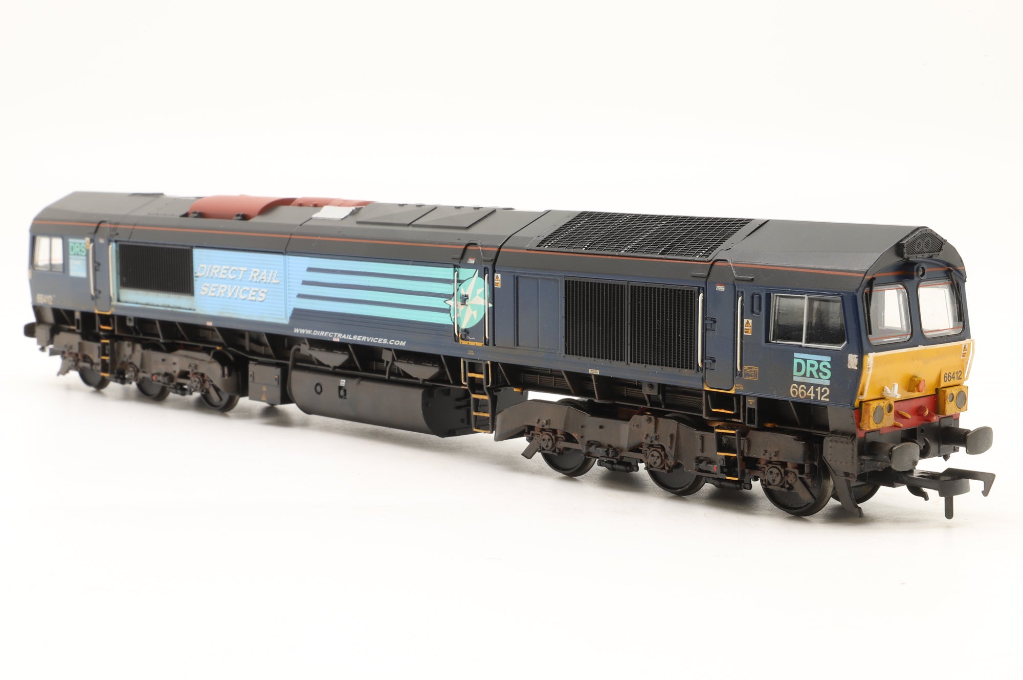 Bachmann OO 32-976DC Class 66/9 Diesel '66412' Weathered & DCC Sound