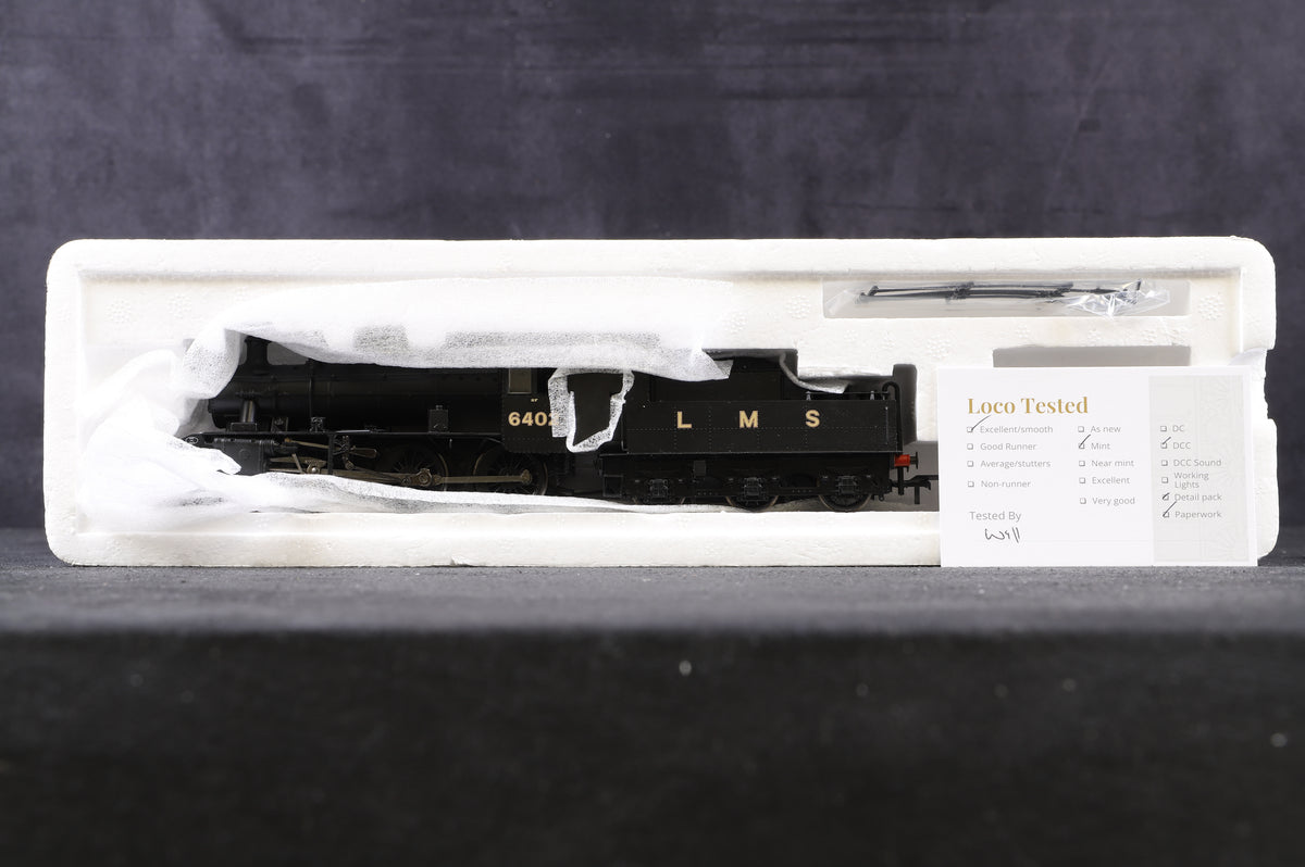 Bachmann OO 32-830 Ivatt Class 2 2-6-0 &#39;6402&#39; LMS Black, DCC Fitted