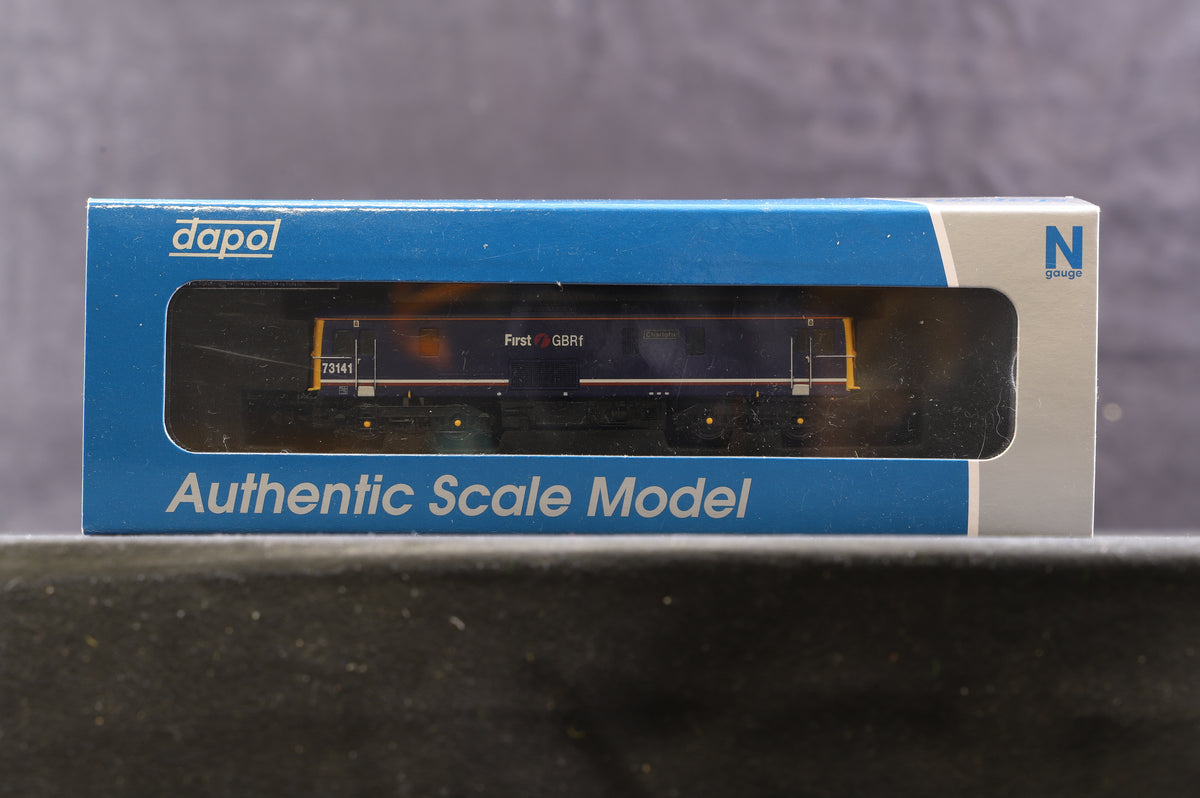 Dapol N DAGM232 Class 73 First GBRf &#39;73141&#39; &#39;Charlotte&#39;, Special Ed. for Gaugemaster