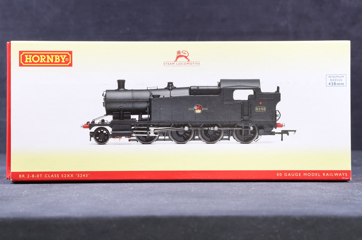 Hornby OO R3126 BR 2-8-0T Class 52XX &#39;5243&#39;