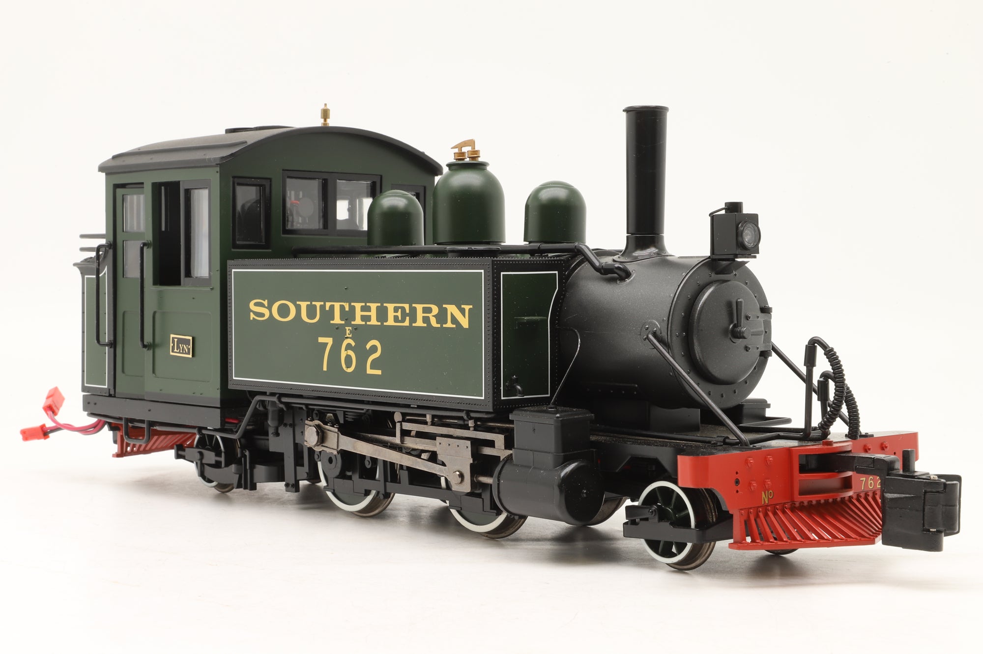 Bachmann Big Haulers G Scale 91196 'L' 2-4-2 LYN Southern Green, Yellow & Black, Radio Control