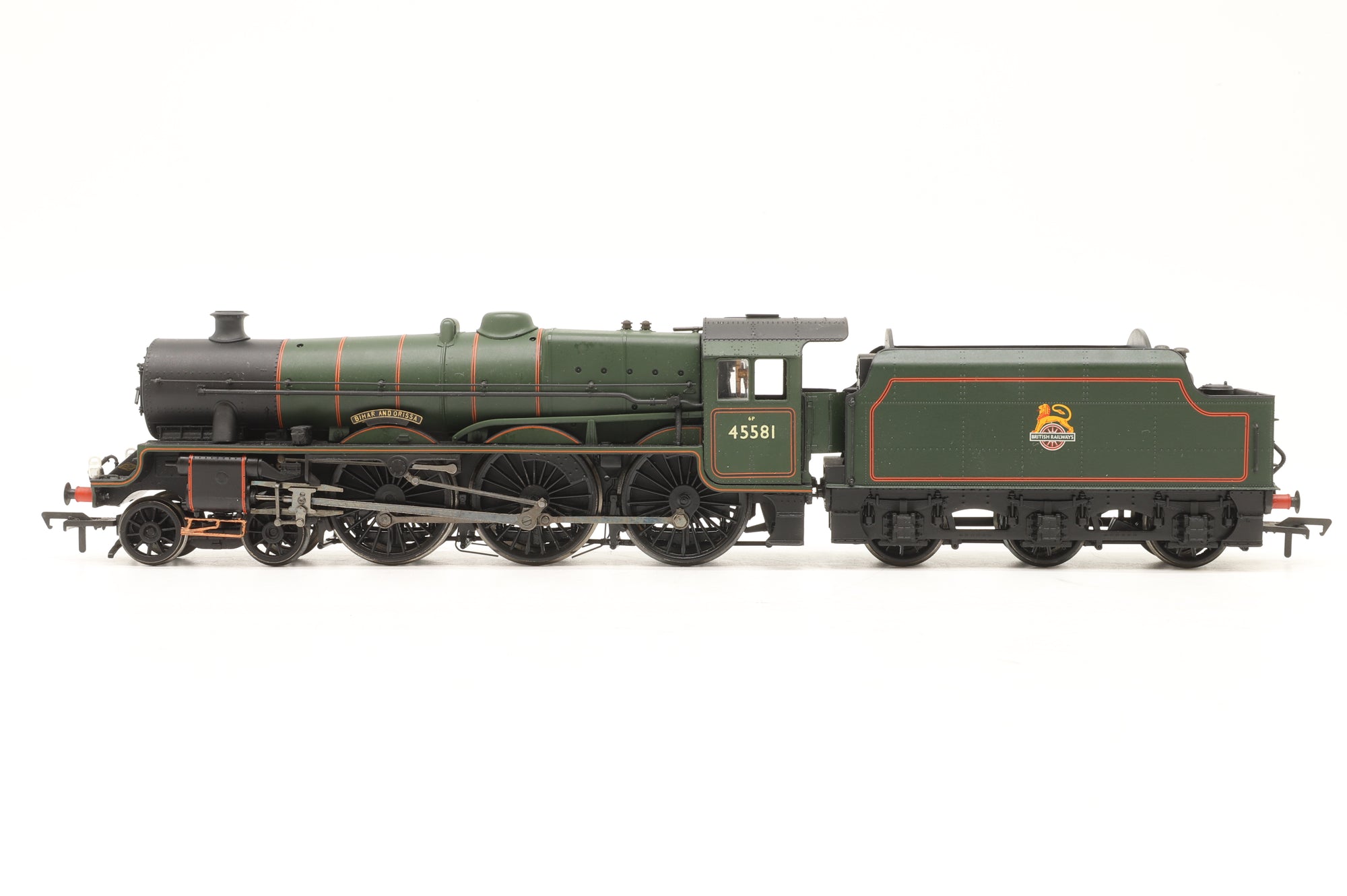 Bachmann OO Jubilee Class No. 45581 'Bihar and Orissa' BR Lined Green Early Emblem