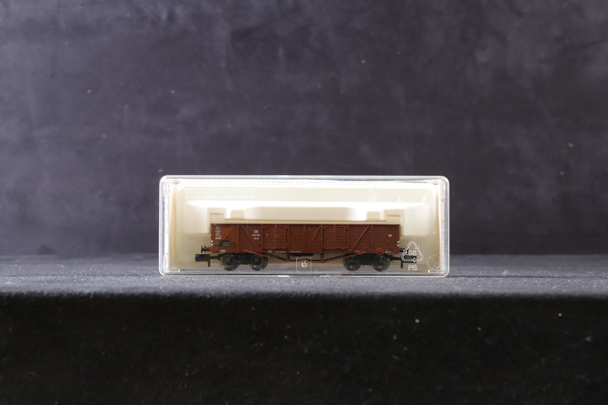 Fleischmann N 8263k Rake Of 7 Low Sided DB Wagons