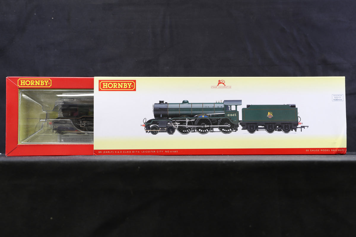 Hornby OO R3523 BR (Early) 4-6-0 Cl. B17 &#39;Leicester City&#39; &#39;61665&#39;