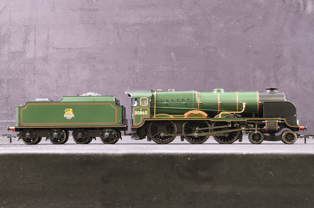 Bachmann OO 31-409 Lord Nelson Class 30865 &#39;Sir John Hawkins&#39; in BR Green w/ Early Crests