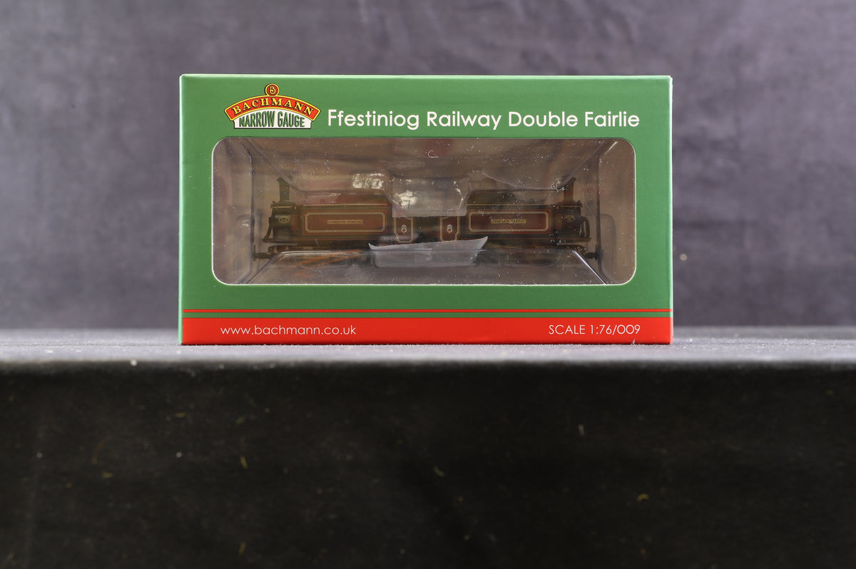 Bachmann OO9 391-103 Ffestiniog Railway Double Fairlie &#39;Livingston Thompson&#39; Ffestiniog Railway Lined Maroon