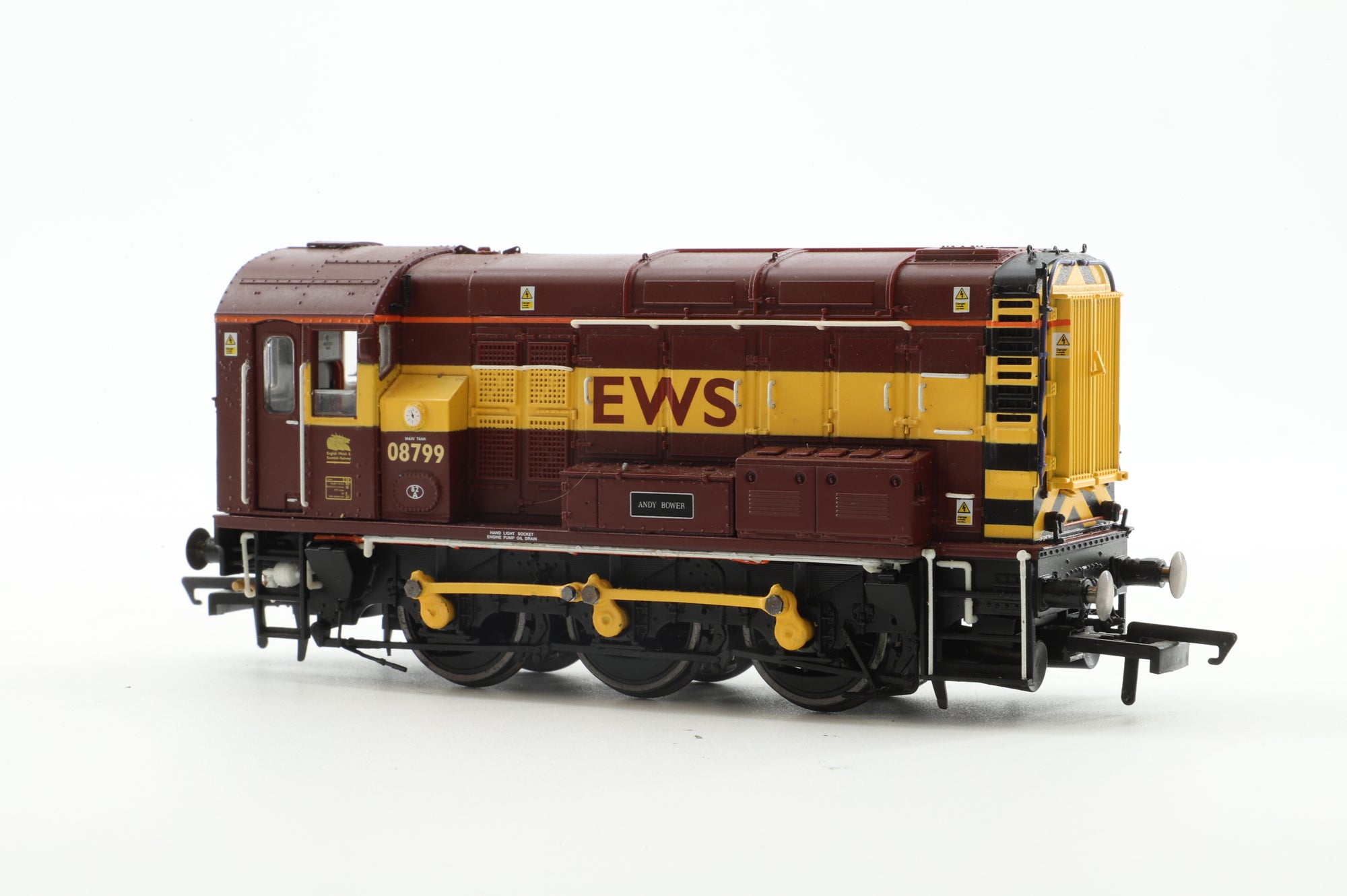Hornby OO Class 08 Shunter EWS '08799' 'Andy Bower'