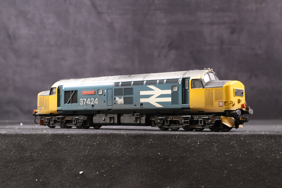 Bachmann OO 32-784 Class 37/0 &#39;37424&#39; BR Blue Weathered &amp; Renumbered