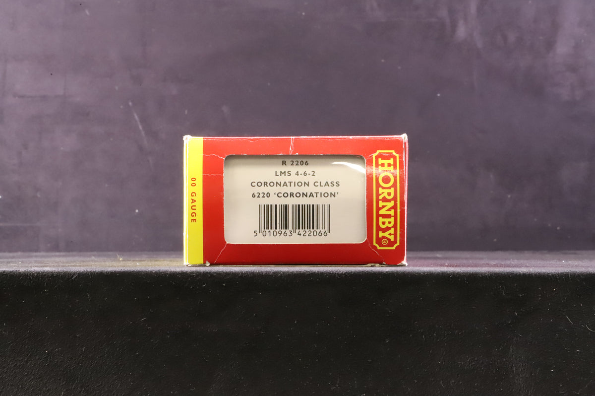 Hornby OO R2206 Coronation Class &#39;Coronation&#39; 6220 LMS Blue
