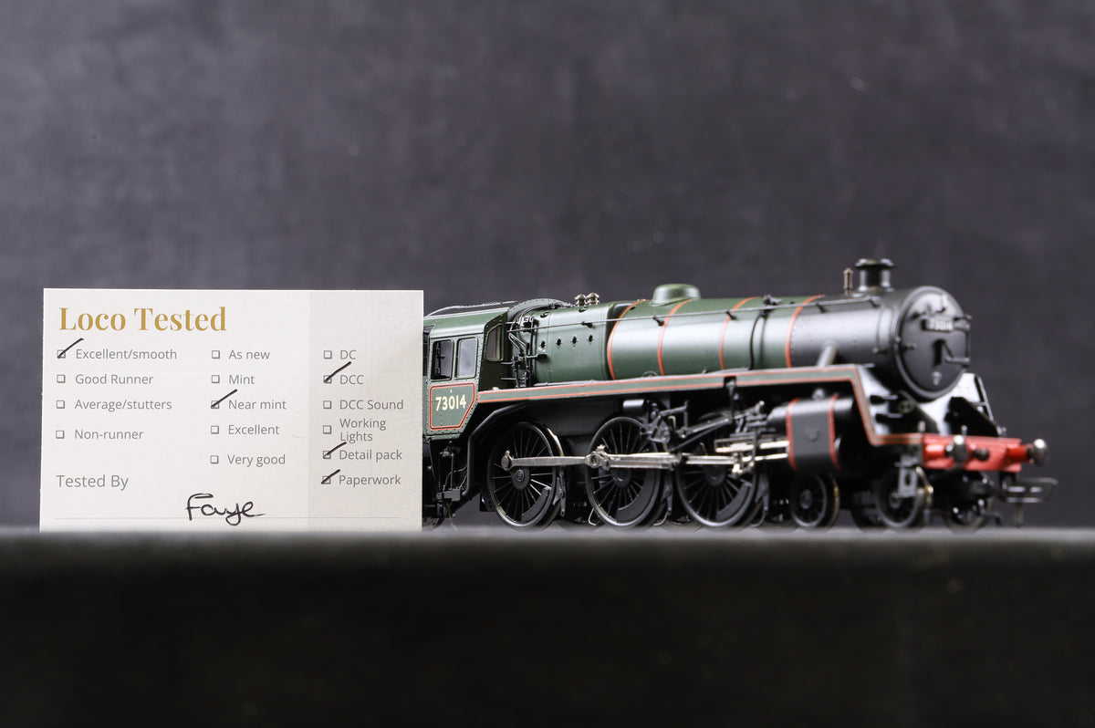 Bachmann OO 32-504 Standard Class 5MT &#39;73014&#39; BR Green L/C BR1 Tender, DCC Fitted