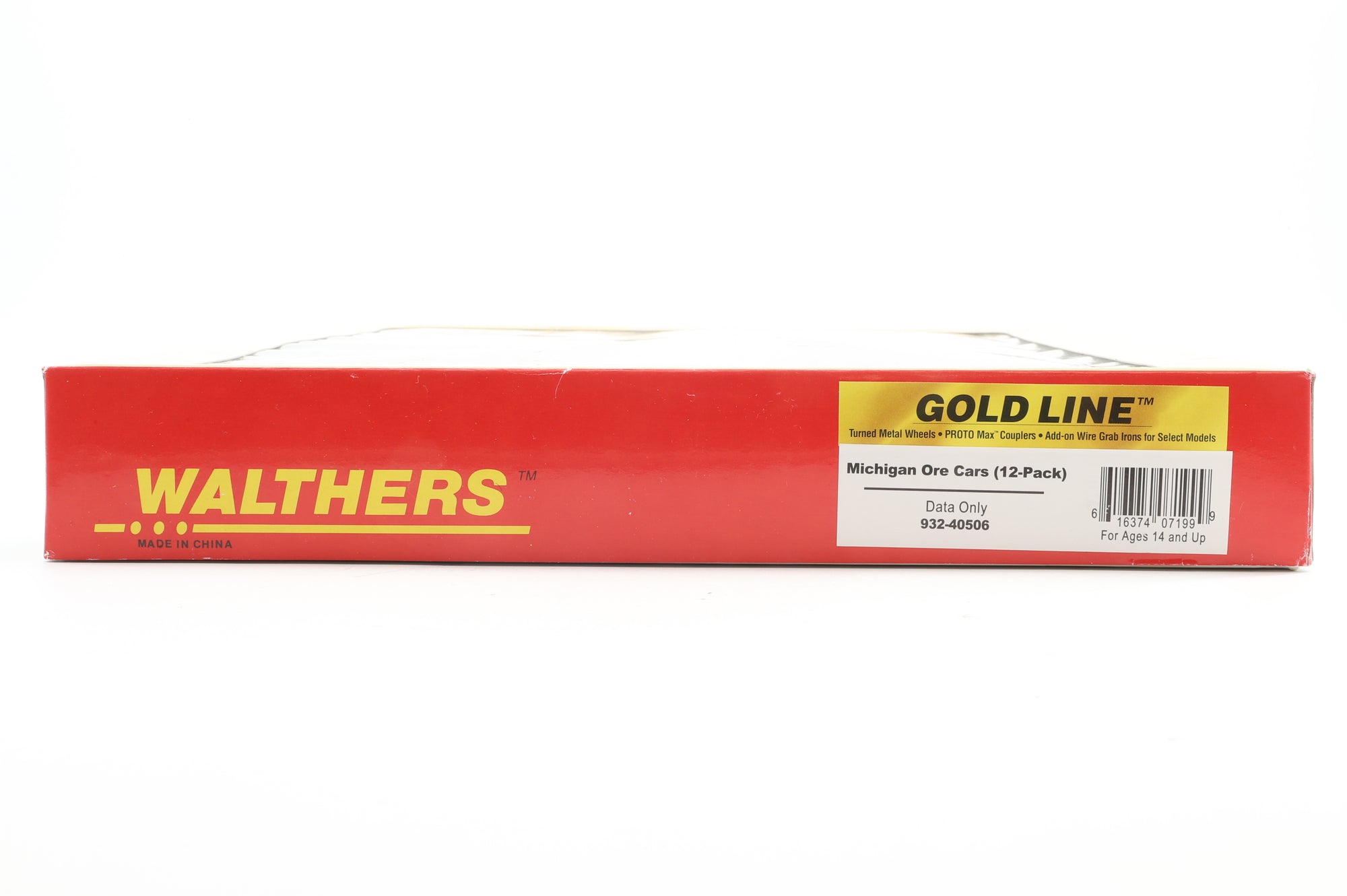 Walthers HO 932-40506 12-Pack of Michigan Ore Cars in DMIR Brown - Pro-Customised/Weathered