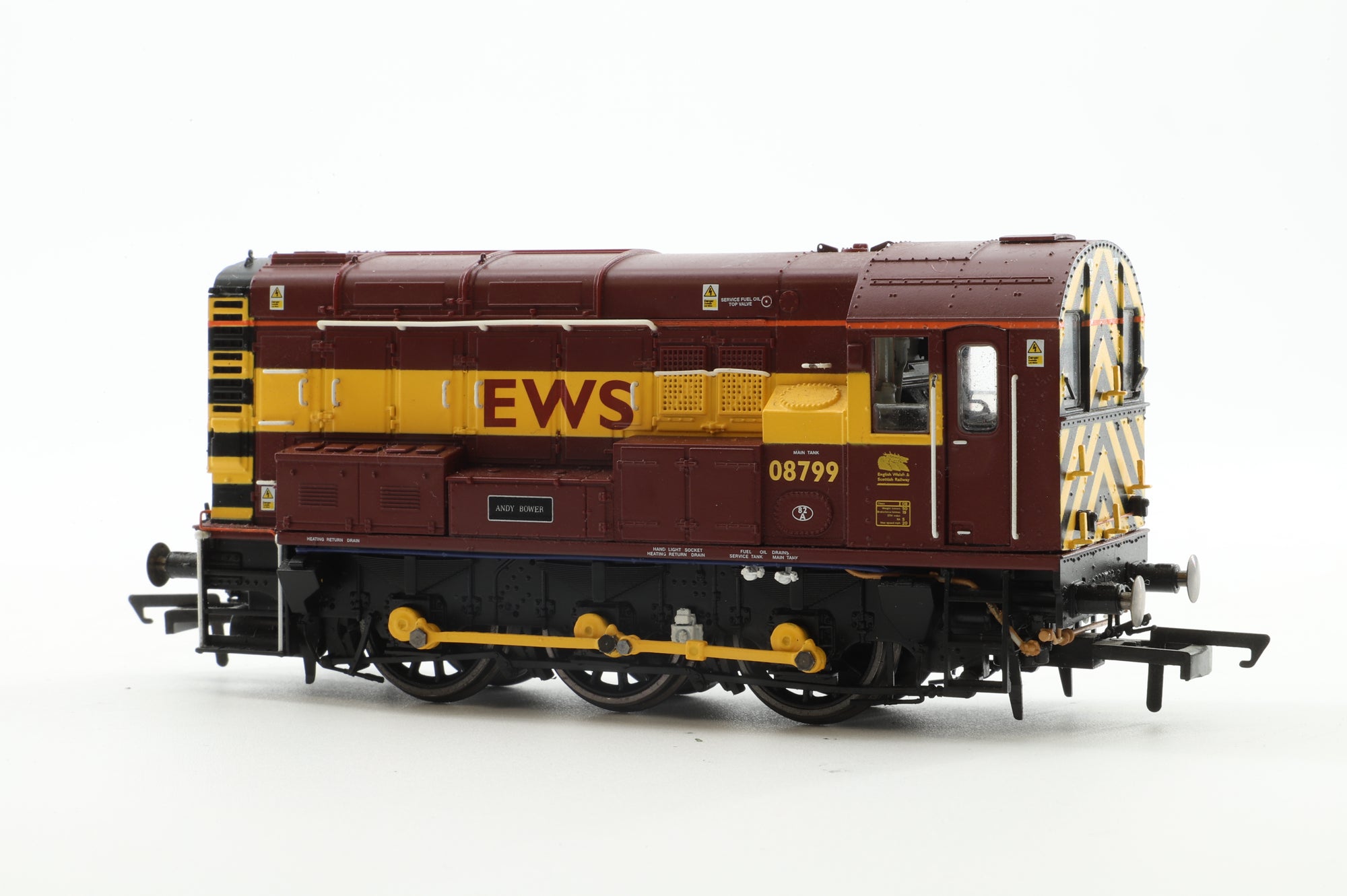 Hornby OO Class 08 Shunter EWS '08799' 'Andy Bower'