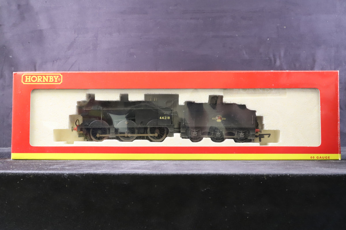 Hornby OO R2545 Class 4F Fowler &#39;44218&#39; BR Black Late Crest