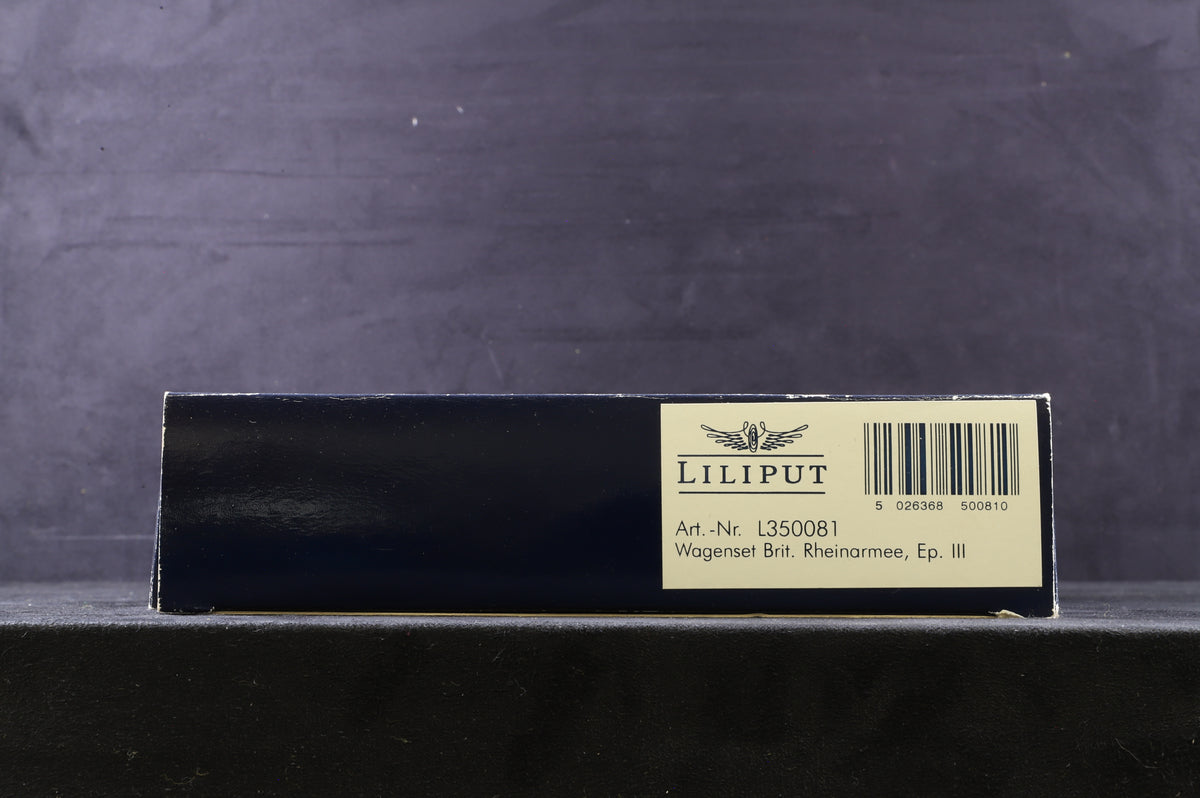 Liliput HO L350081 2 Coach Set British Army In Germany