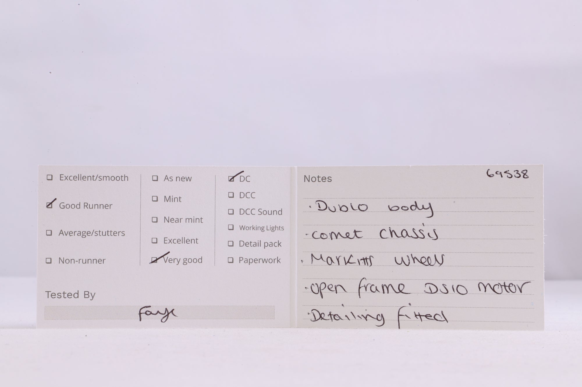 Dublo OO N2 Class '69538' BR Lined Black L/C