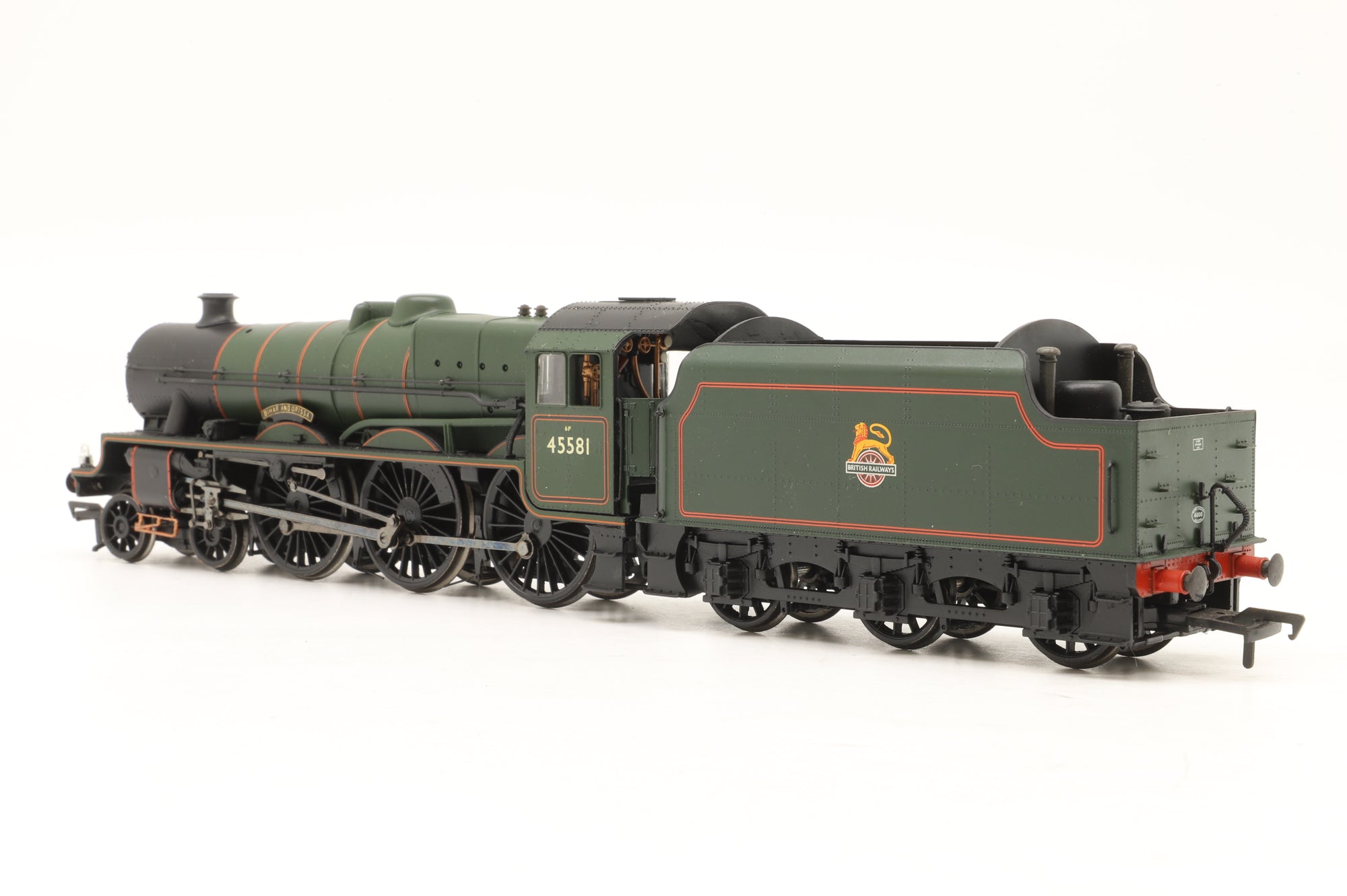 Bachmann OO Jubilee Class No. 45581 'Bihar and Orissa' BR Lined Green Early Emblem