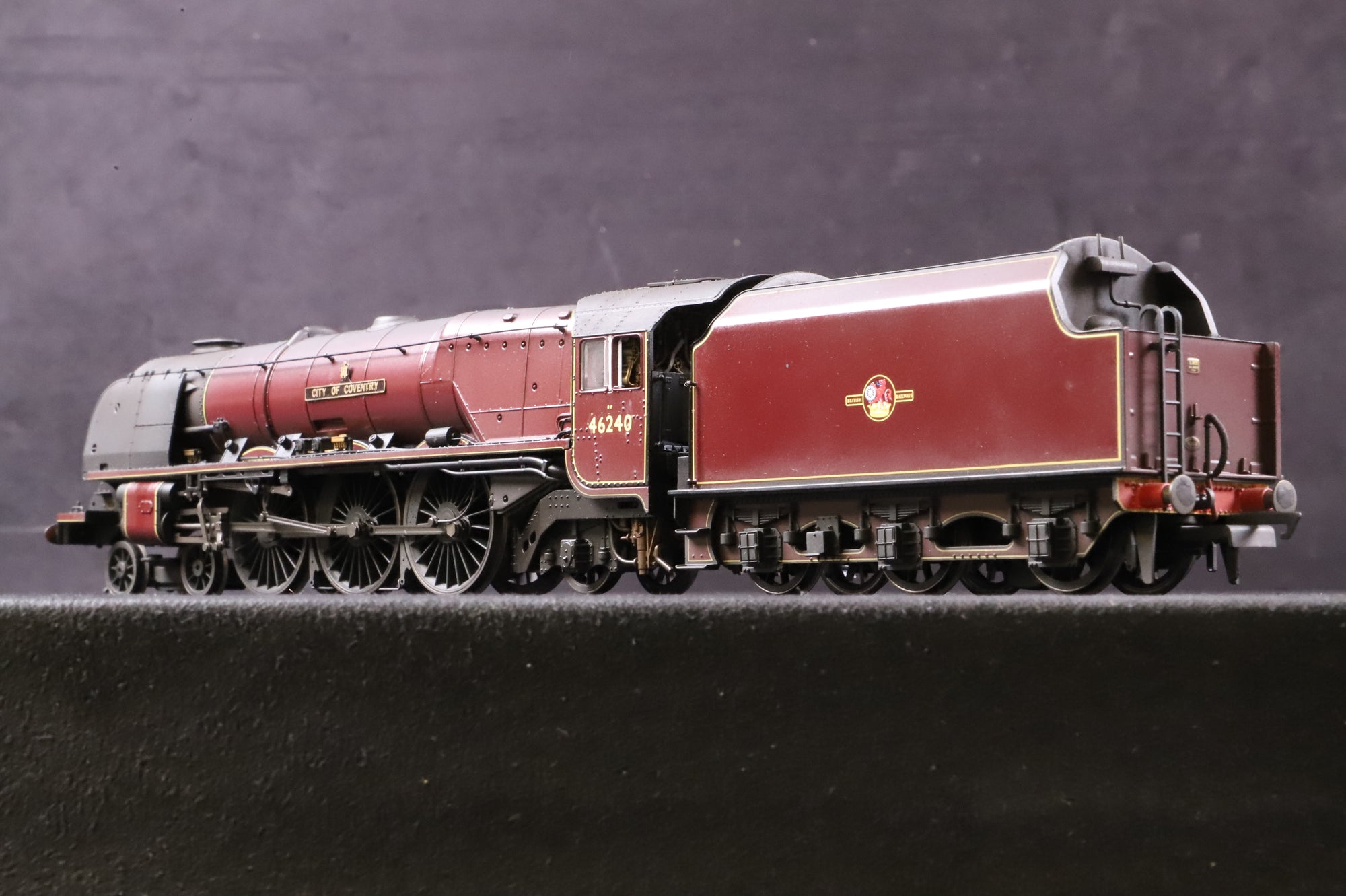 Hornby OO R3594 Princess Coronation '46240' 'City Of Coventry' BR Lined Maroon L/C Renamed DCC Fitted