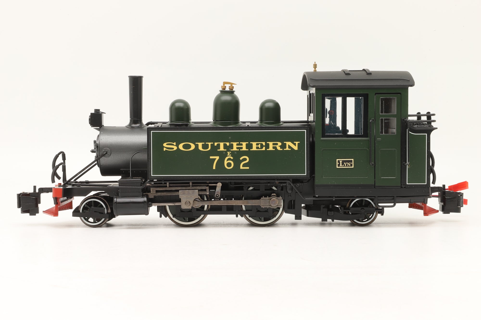 Bachmann Big Haulers G Scale 91196 'L' 2-4-2 LYN Southern Green, Yellow & Black, Radio Control