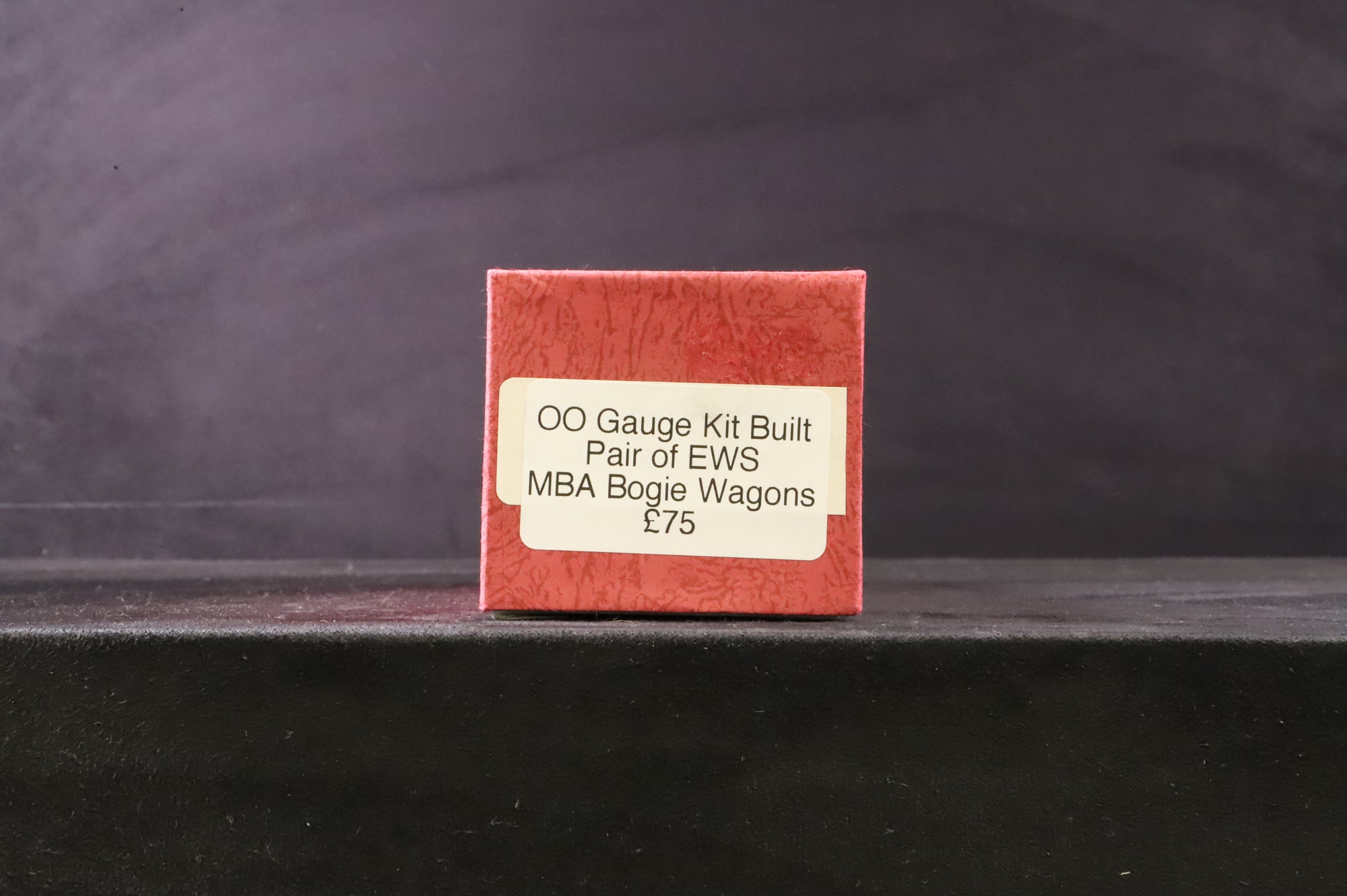 Kit Built OO Pair Of EWS MBA Bogie Wagons With Loads