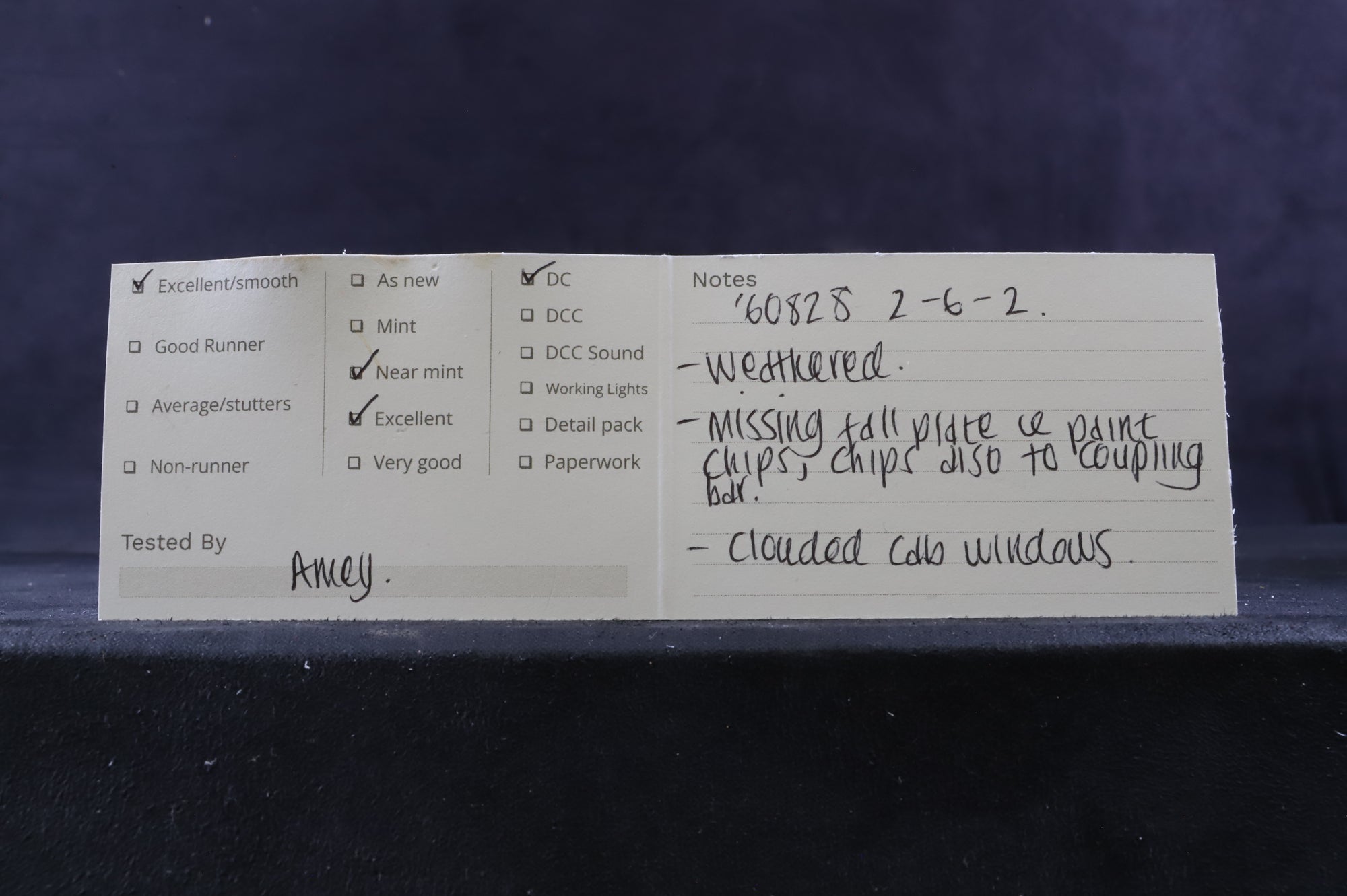 Kit Built OO BR V2 2-6-2 '60828', Weathered