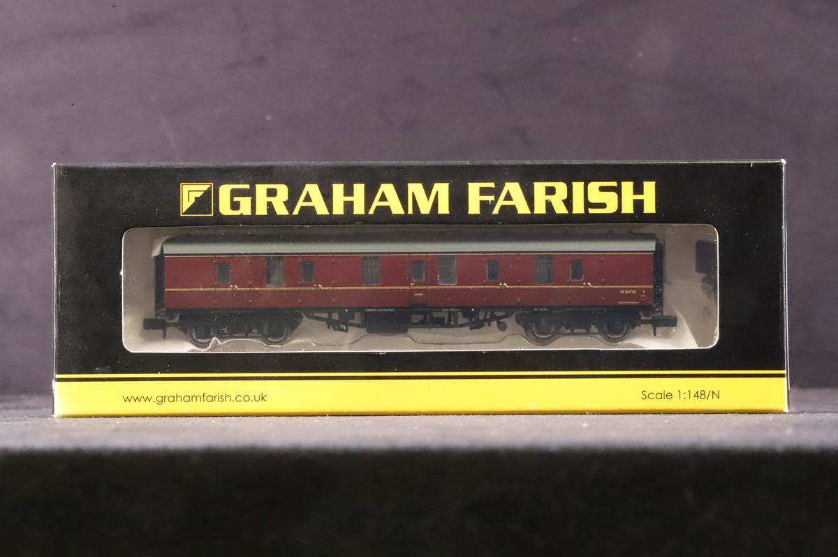 Graham Farish N Rake Of 3 BR Mk1 Lined Maroon Inc. 374-161A, 816A &amp; 036B