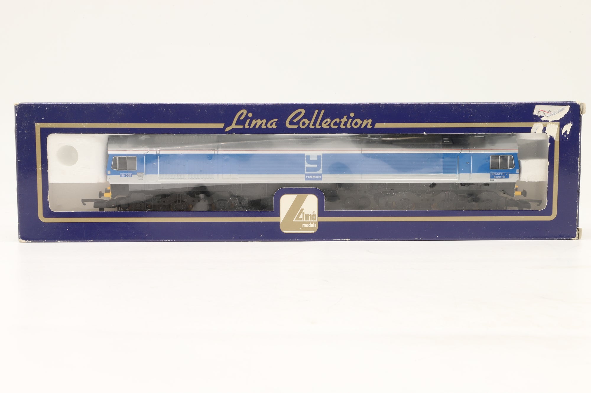 Lima OO L204646 Class 59 59005 "Kenneth J Painter" Foster Yeoman Silver & Blue
