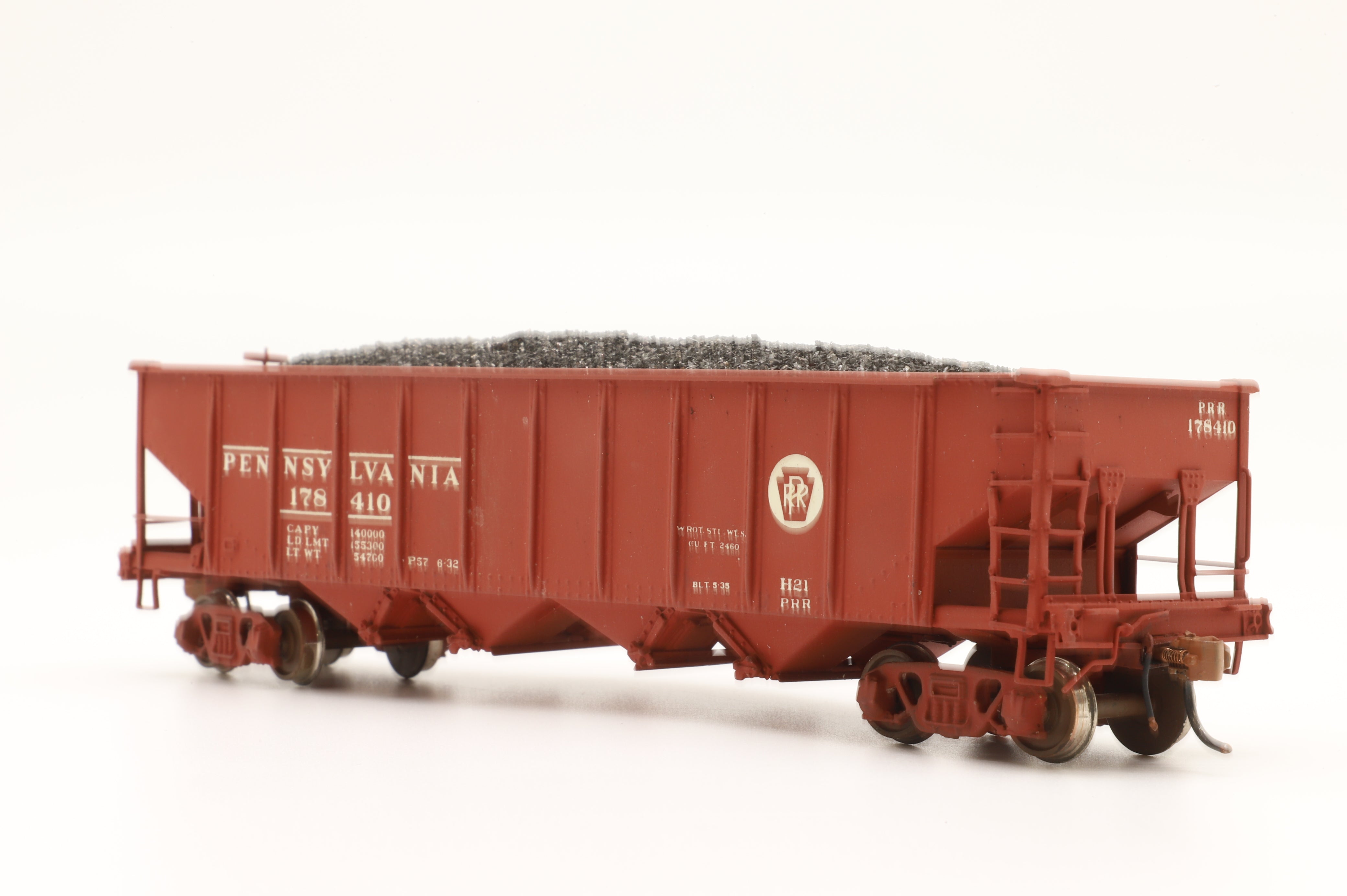 Sunset Models HO Brass H-21 PPR Hopper Wagon '178 410' - Clark