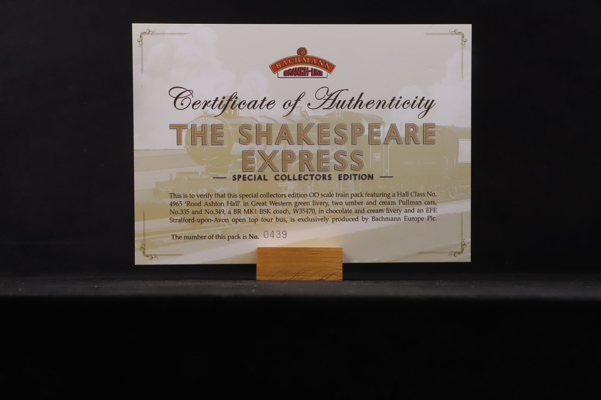 Bachmann OO 30-525 The Shakespeare Express Train Set