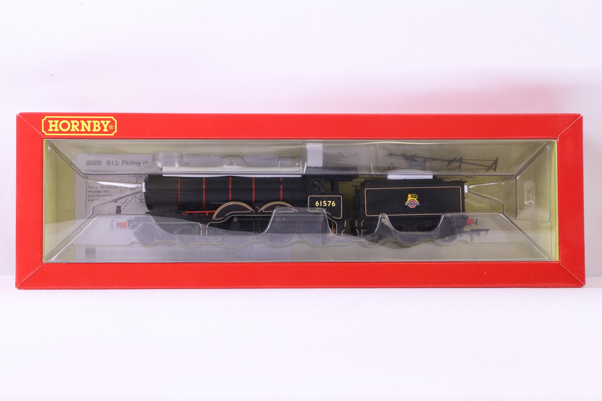 WORKSHOP Hornby OO R3546 Class B12 No.61576 in Lined BR Black w/ Early Crests - Non Runner
