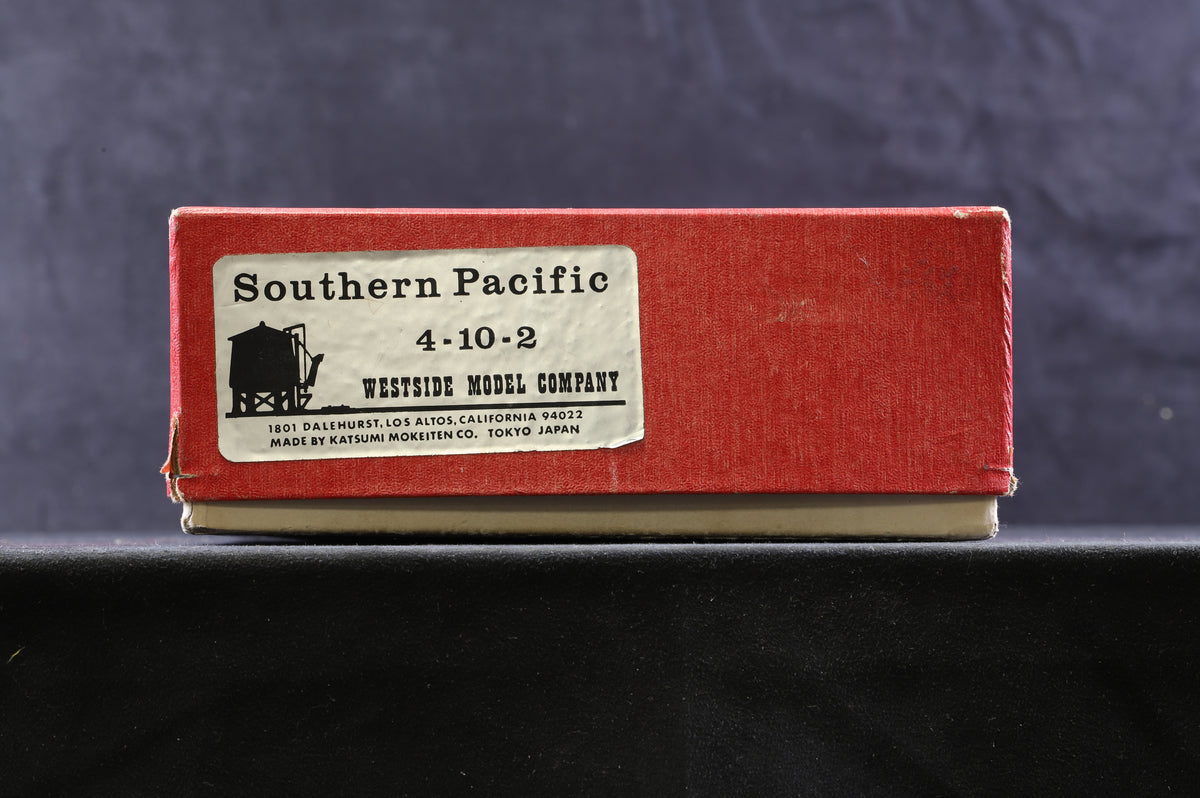 Westside Model Company HO Brass 4-10-2 SP-1 Southern Pacific &#39;5006&#39; Steam Locomotive