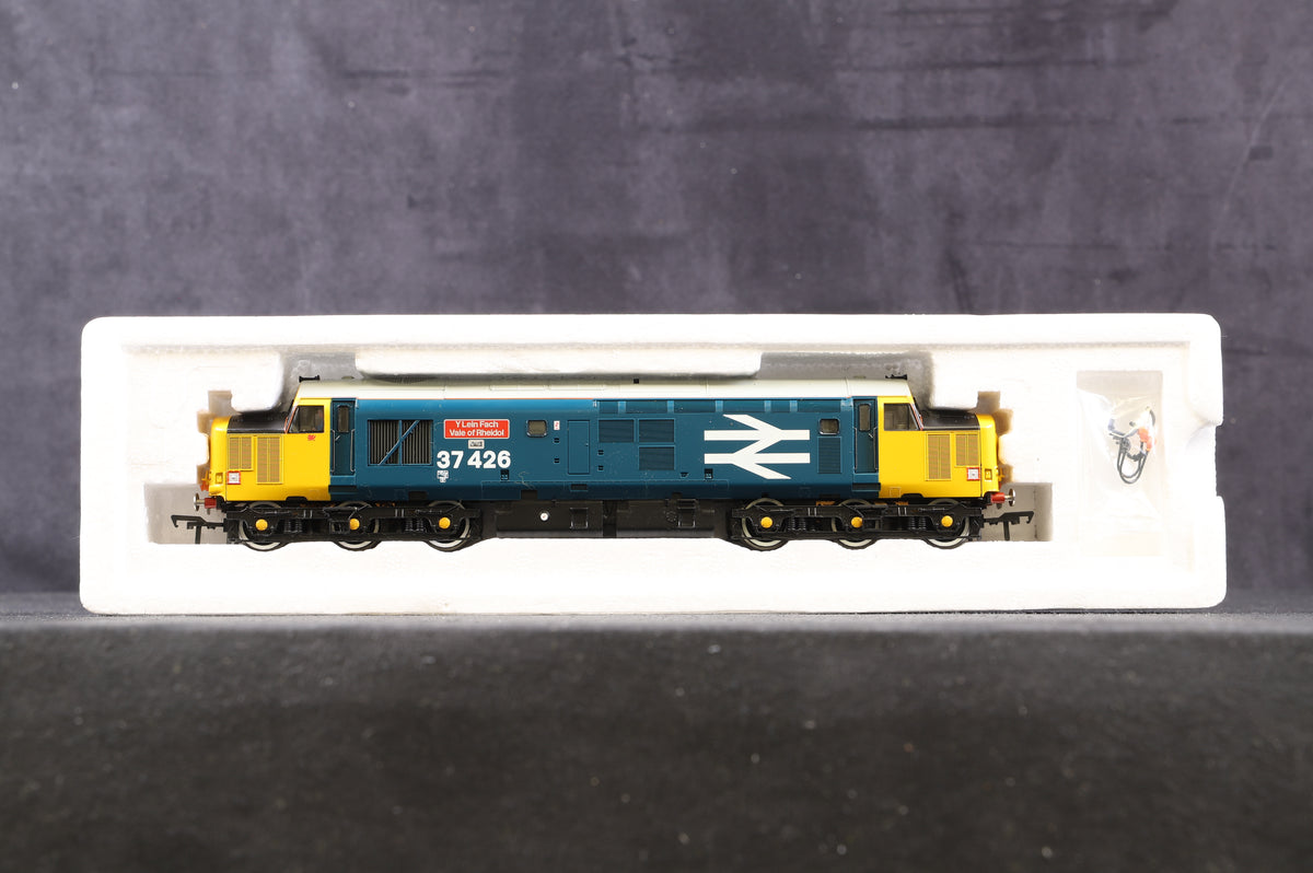 Bachmann OO 32-381W Class 37/4 37426 &#39;Y Lein Fach - Vale of Rheidol&#39; in BR Blue Livery with Yellow Ends &amp; Large Logo - Exclusive for HMC