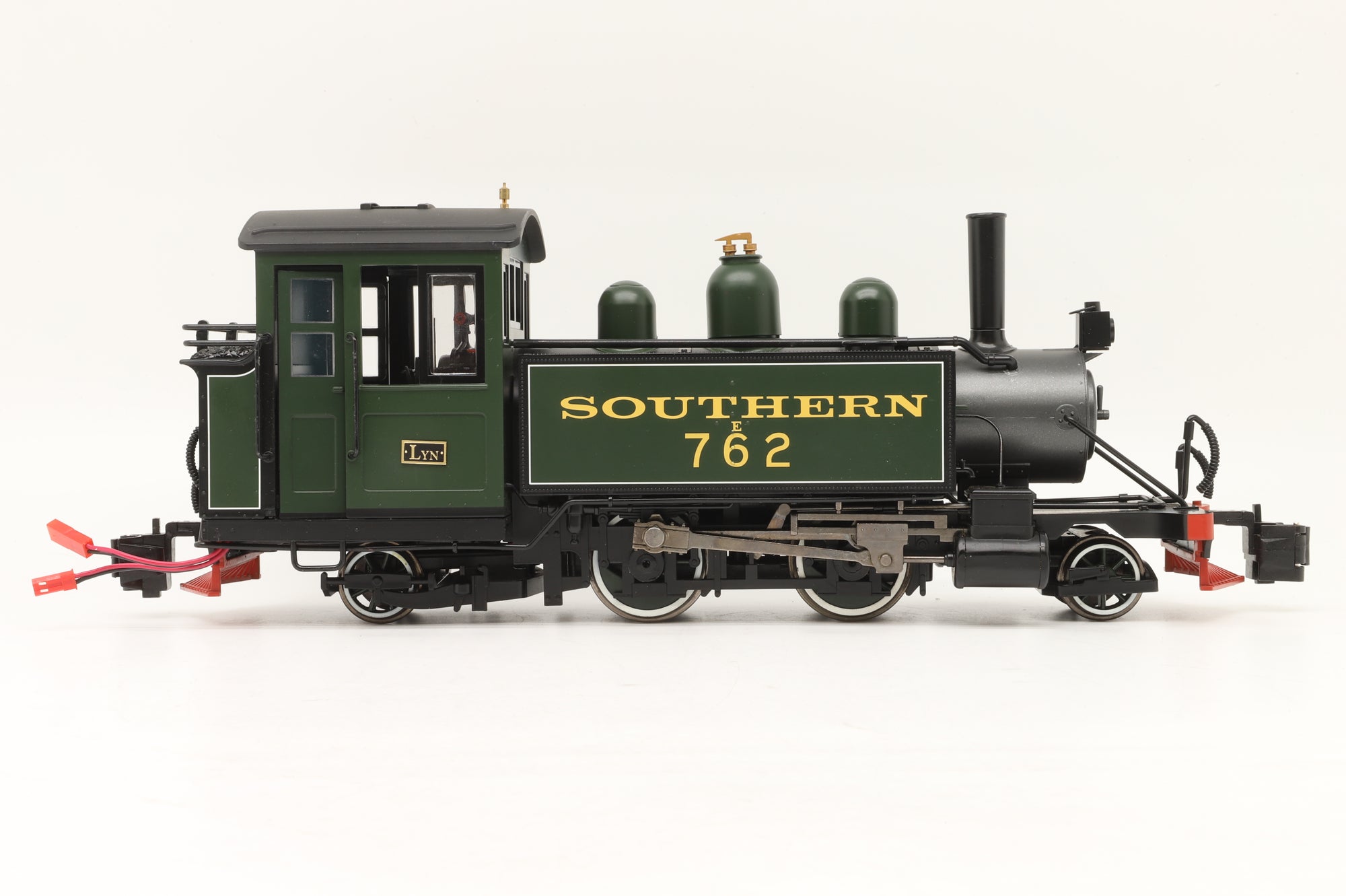 Bachmann Big Haulers G Scale 91196 'L' 2-4-2 LYN Southern Green, Yellow & Black, Radio Control