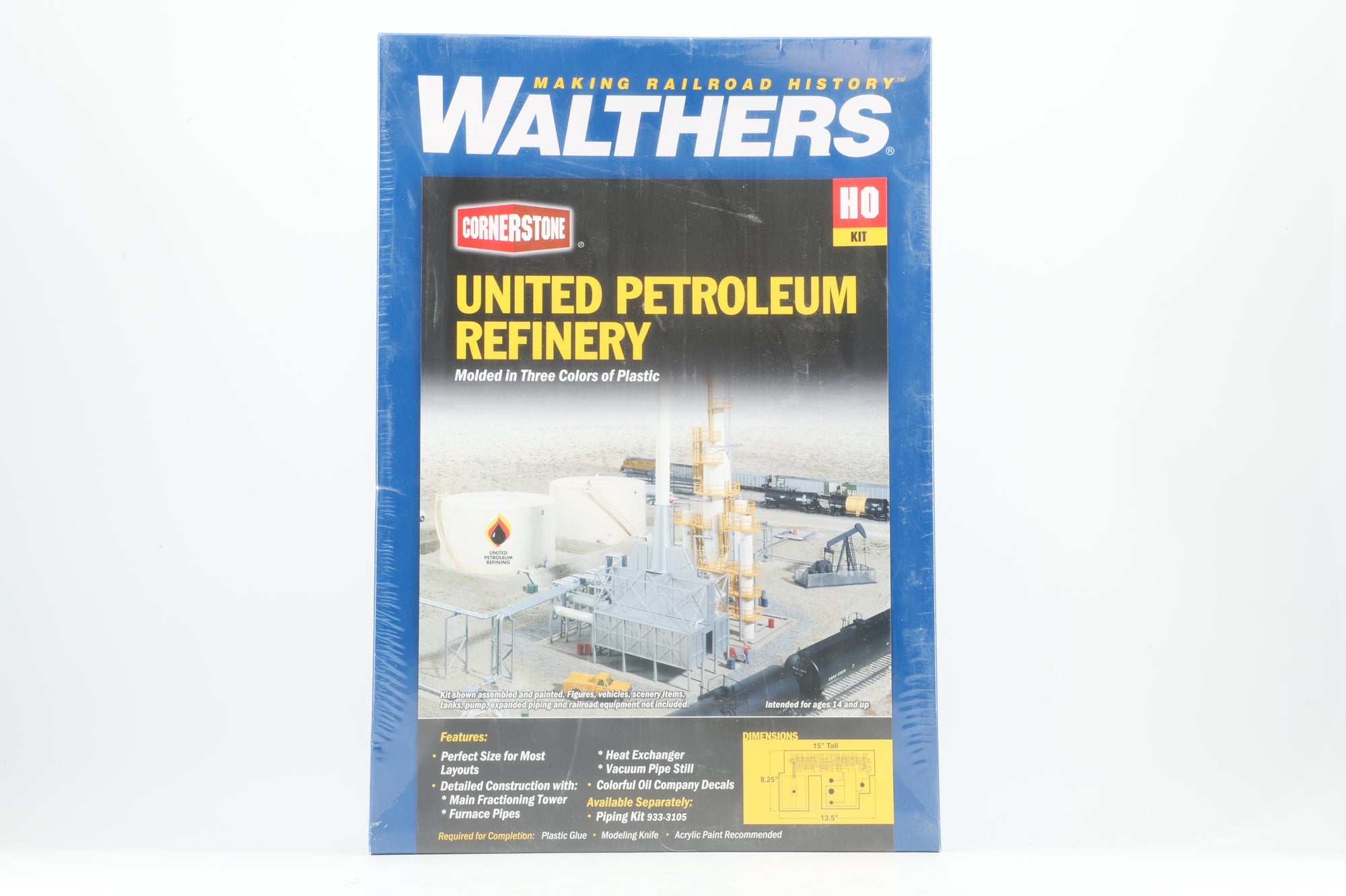 Walthers HO 933-3705 United Petroleum Refinery Kit