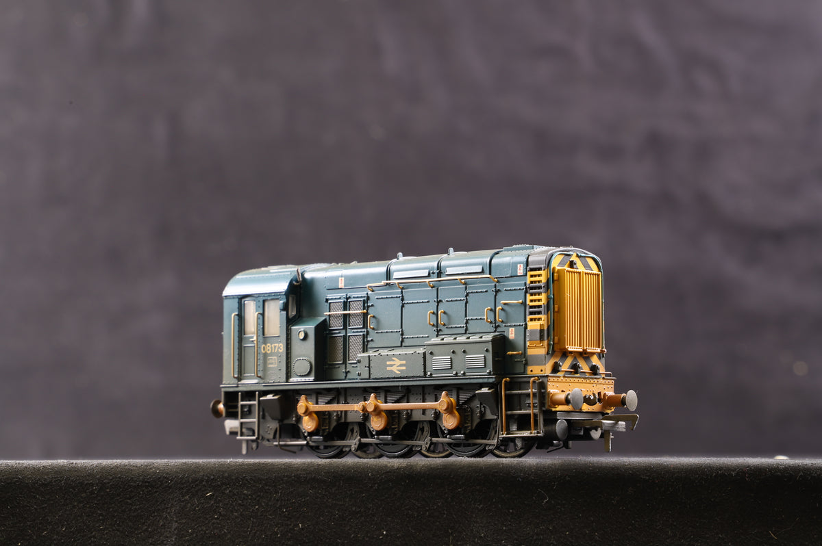 Bachmann OO 32-115 Class 08 Diesel Shunter &#39;08173&#39; BR Blue, Weathered