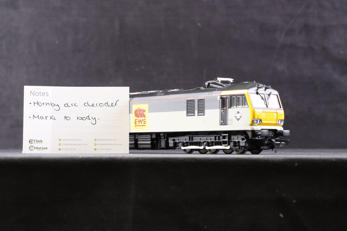 Hornby OO R3480 Class 92 &#39;92016&#39; EWS Brahms, DCC Fitted