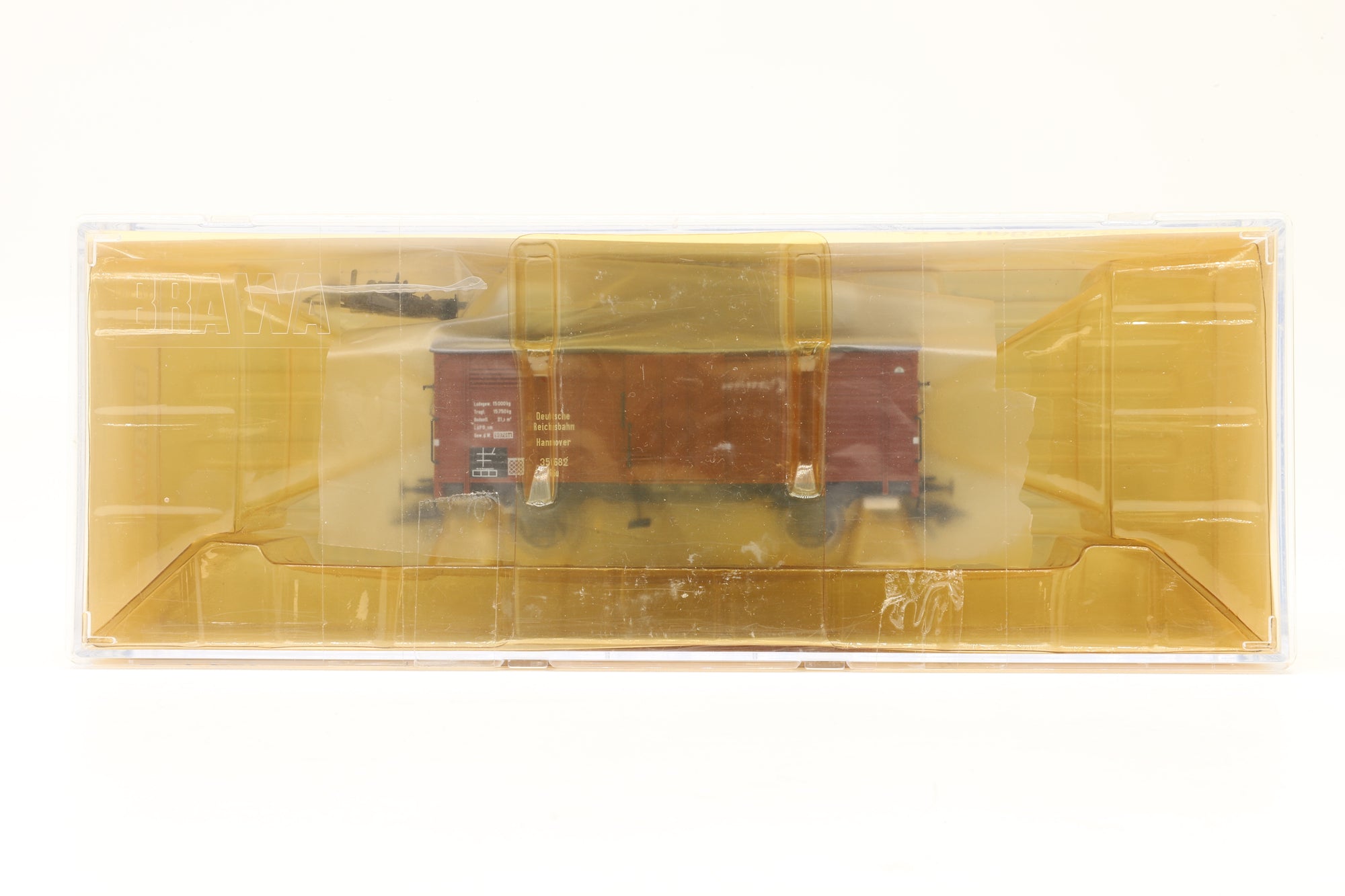 Brawa HO Rake Of 4 DRG Wagons Inc 48201, 48691, 48707 & 47715
