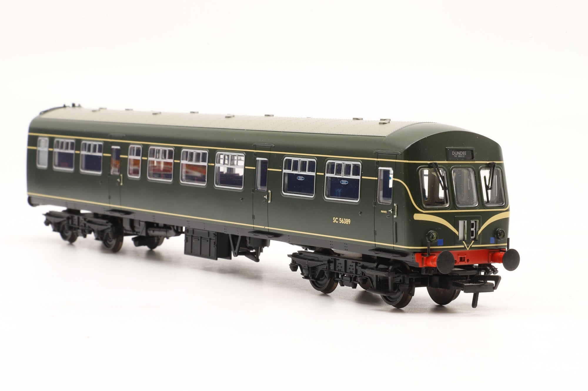 Bachmann OO 32-285A Class 101 DMU BR Green (Speed Whiskers), DCC fitted