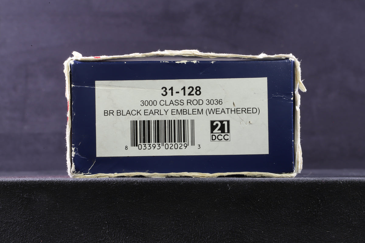 Bachmann OO 31-128 3000 Class ROD &#39;3036&#39; BR Black E/C Weathered