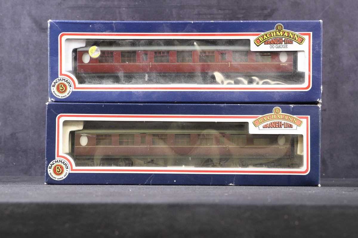 Bachmann OO Rake of 8 BR Maroon Thompson Coaches inc. 34-451, 476, 426, 650, 2 x 376 &amp; 2 x 401