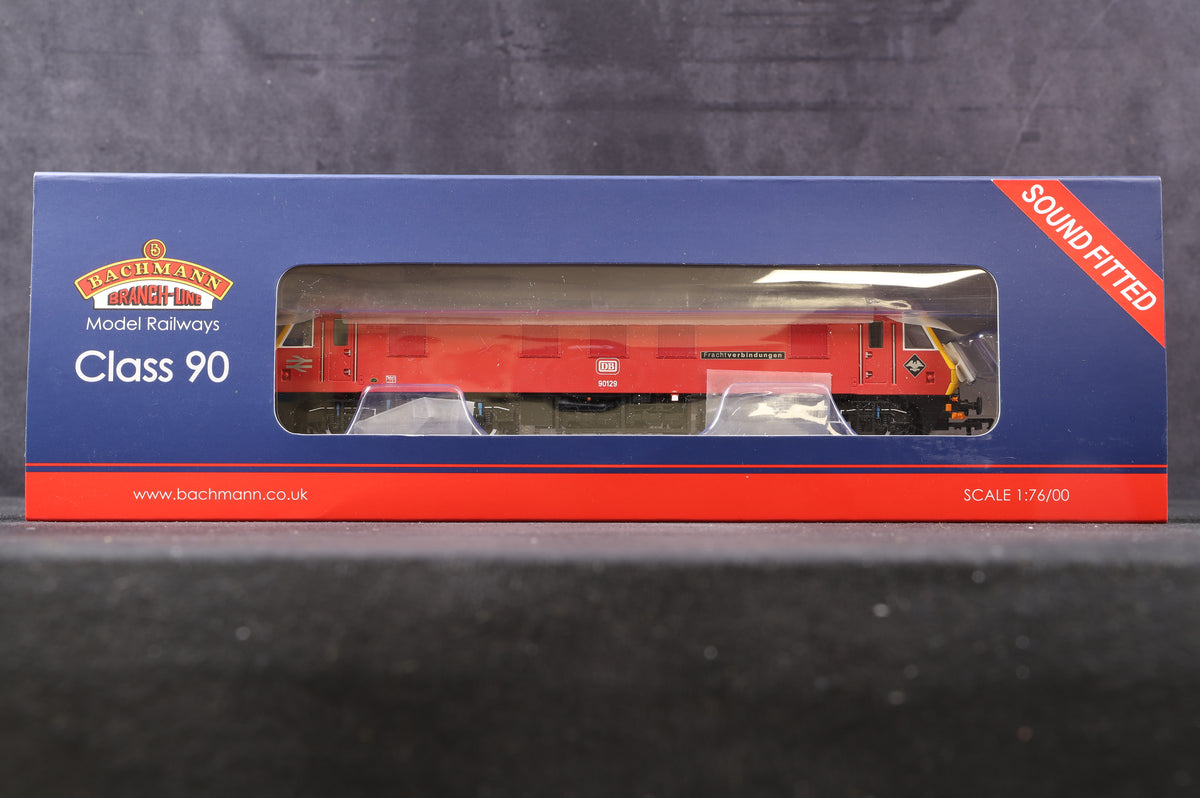 Bachmann OO 32-612ZSF Class 90 &#39;90129&#39; &#39;Frachtverbindungen&#39; BR DB Red Excl. Kermow MRC DCC Sound