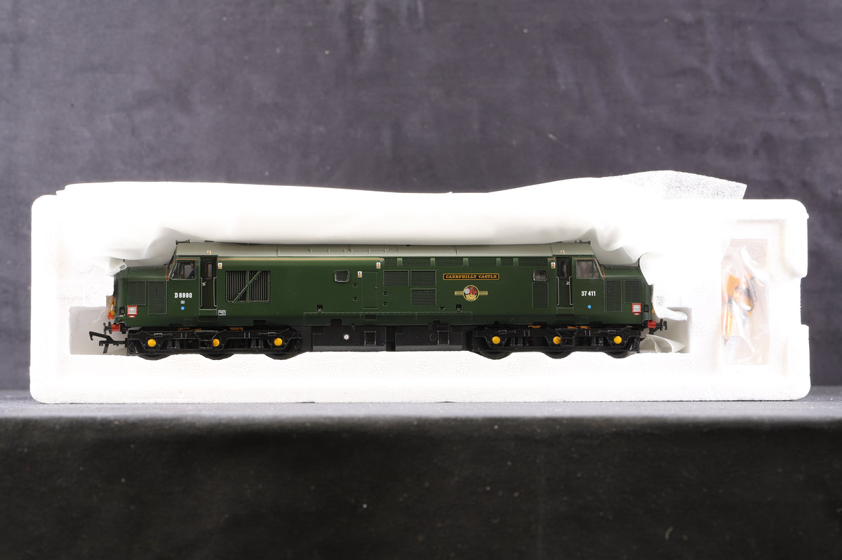 Bachmann OO 32-375K Cl.37/4 &#39;37114/D6990&#39; BR Green &#39;Caerphilly Castle&#39;/&#39;Castell Caerffili&#39;, Bachmann Collectors&#39; Club Excl.