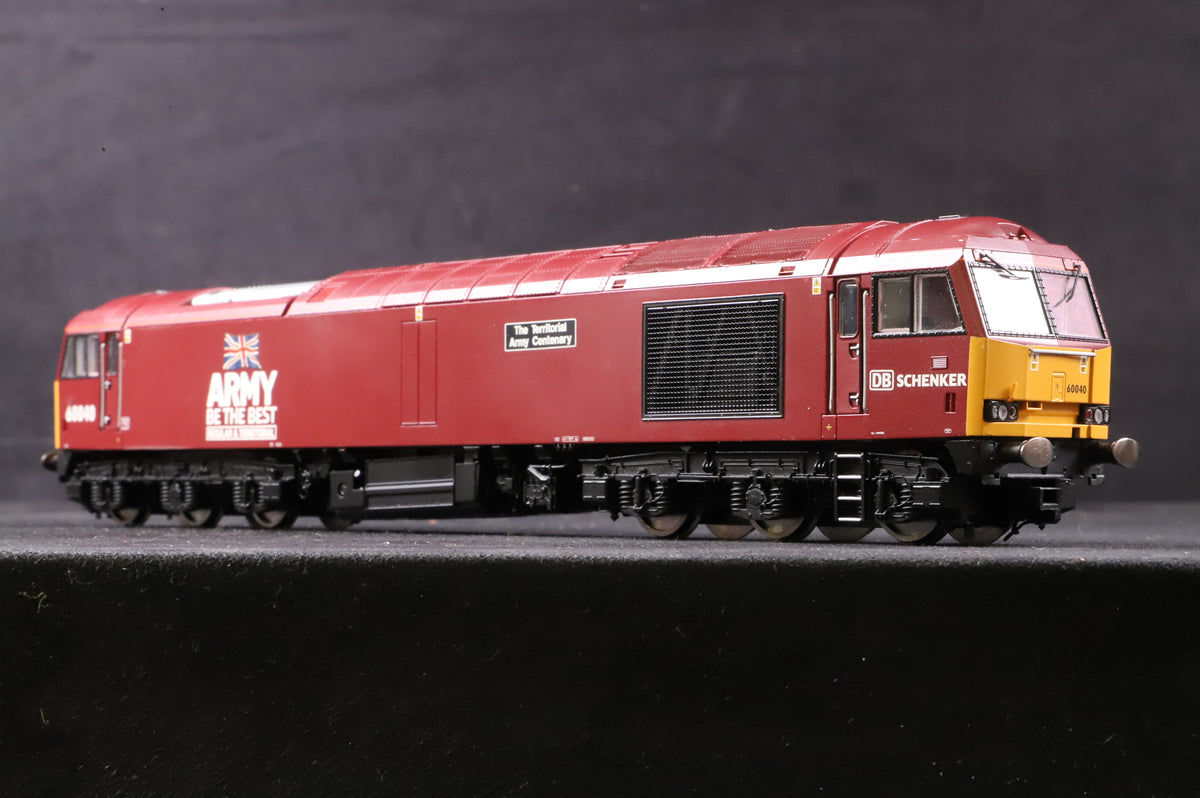 Hornby OO R2883 EWS Co-Co Diesel Electric Class 60 &#39;The Territorial Army Centenary&#39;, DCC Fitted