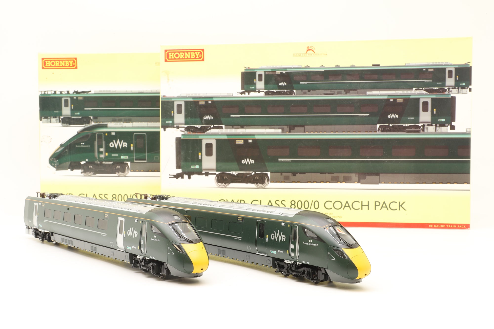 Hornby OO GWR Class 800/0 Driving Trailer & Coach Train Packs Inc. R4870 & R3609 DCC Sound