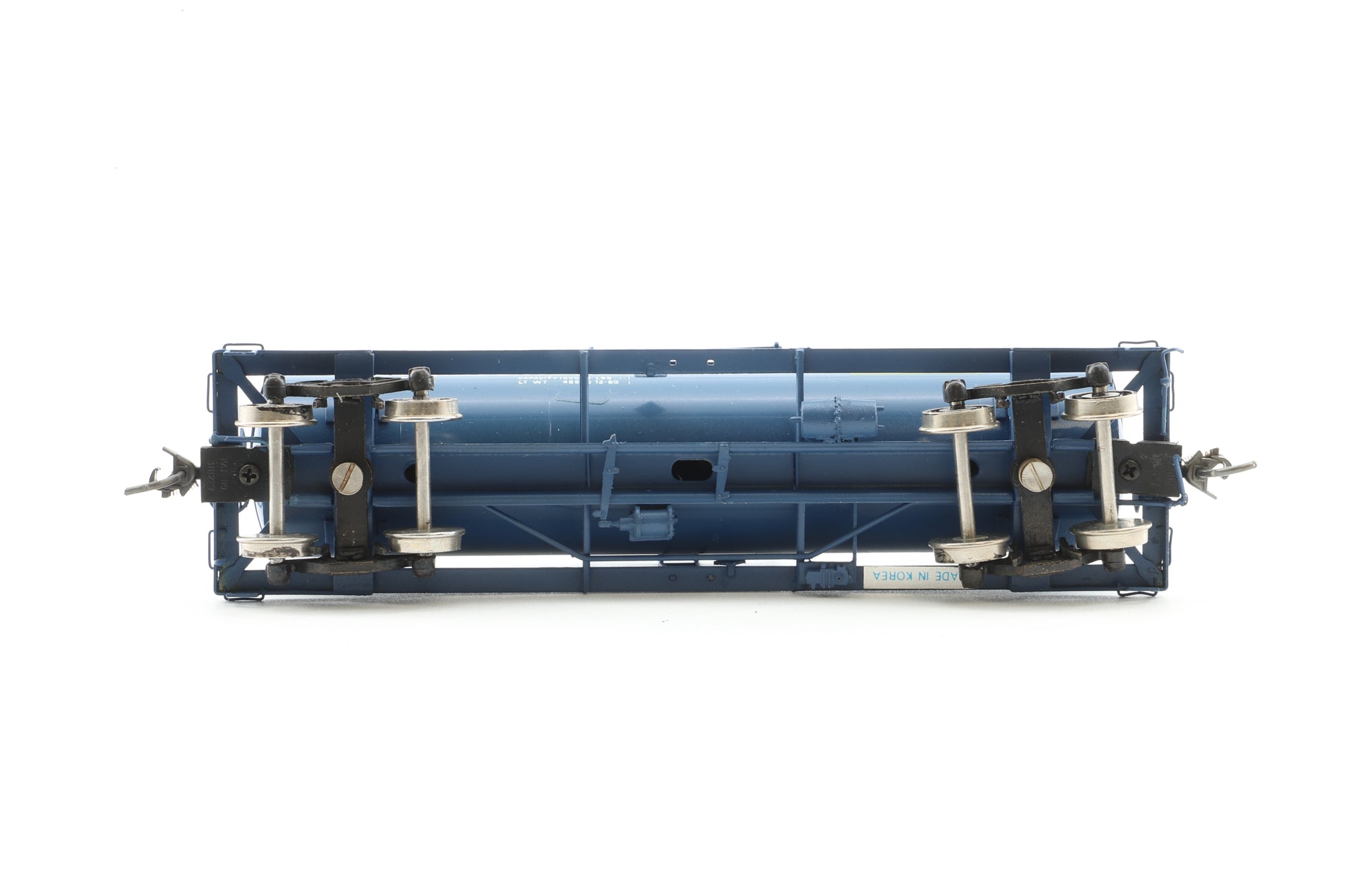 Precision Scale HO Brass Rake Of 4 PSC 8,000 gal tank Cars "GULF"