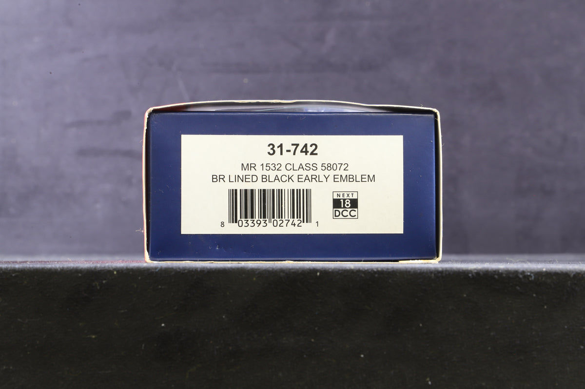 Bachmann OO 31-742 MR Class 1532 &#39;58072&#39; BR Lined Black E/C