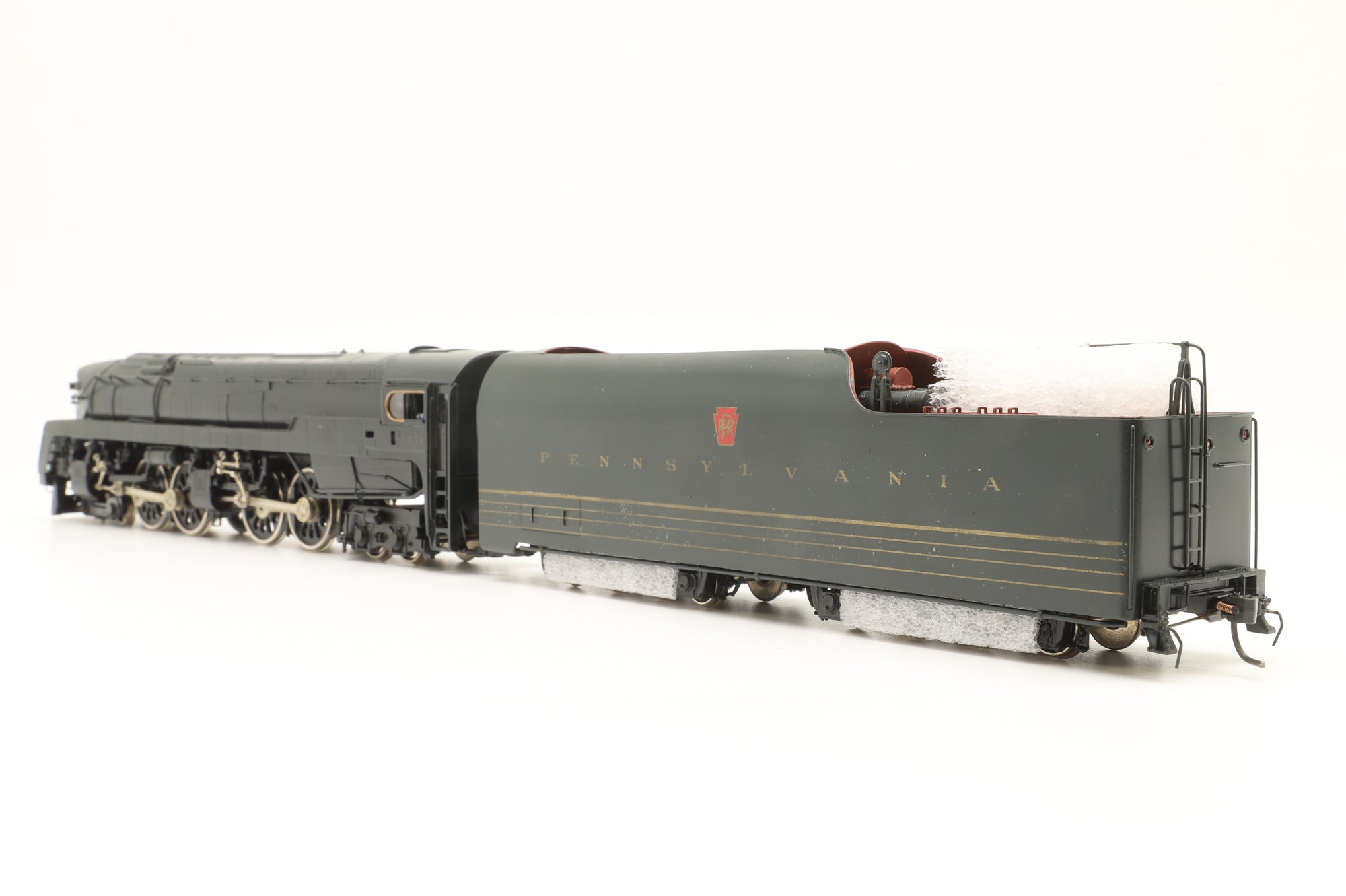 Sunset Models HO HO164P PRR 4-4-4-4 T-1 Cut off skirts, Factory Painted & DCC Sound
